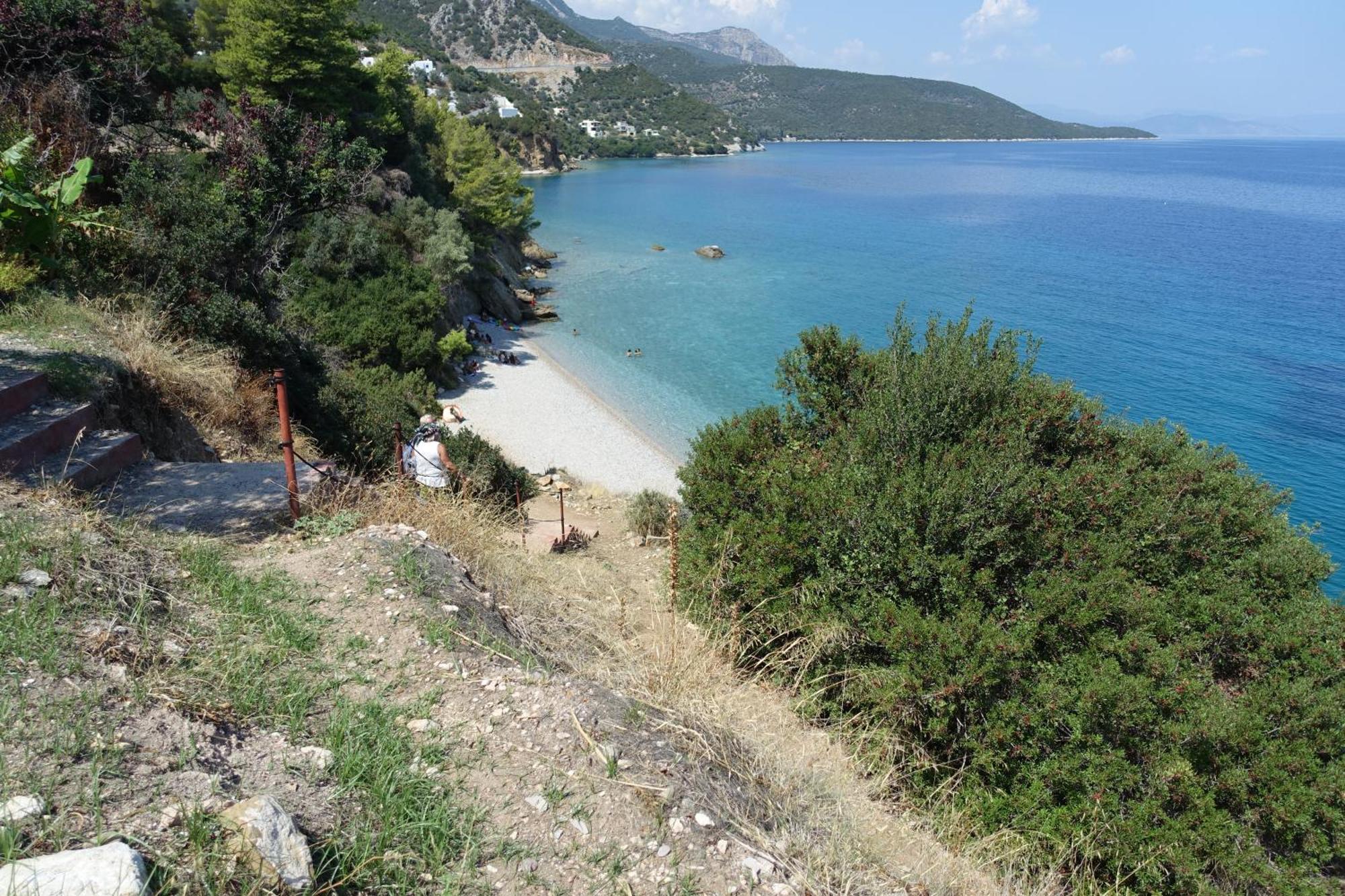 Studio In Villa In Kalloni Direkt Am Meer Zewnętrze zdjęcie