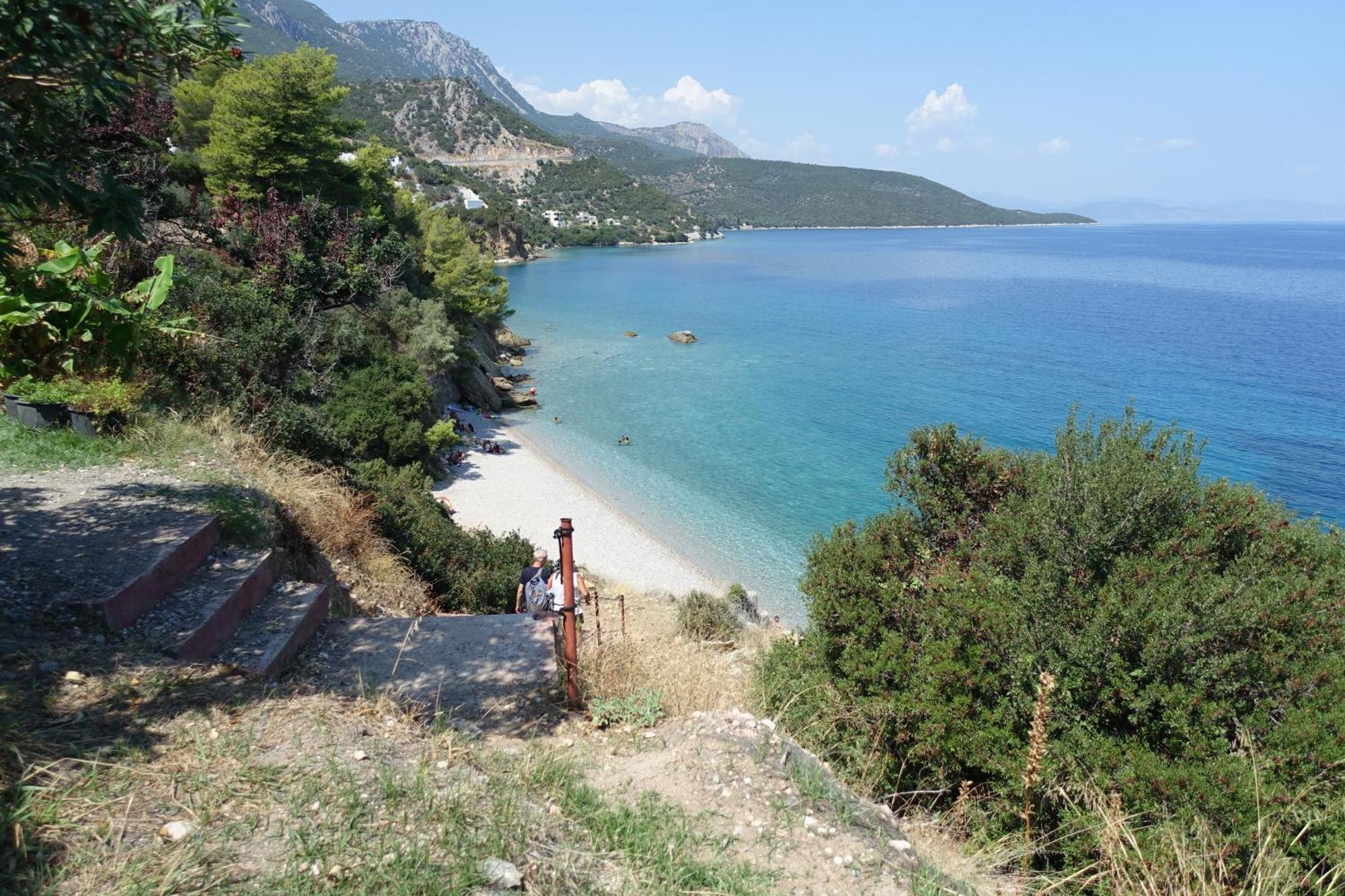 Studio In Villa In Kalloni Direkt Am Meer Zewnętrze zdjęcie